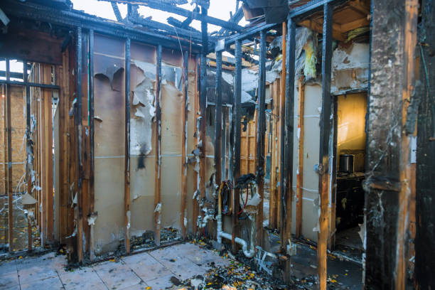 Professional Fire Damage Restoration technician working in Phoenixville, PA